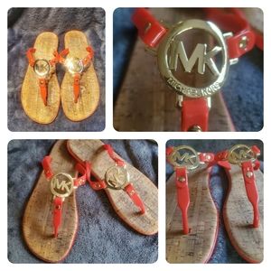 Michael Kors Jet Set MK Jelly Sandal Size 7